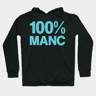 100% Manc (City Colours) Hoodie